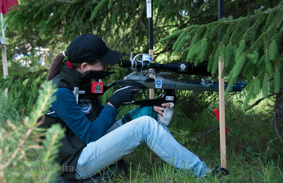 Kristin Antsmäe, Steyr LG 110 Field Target, Nikko Stirling Diamond 10-50x60